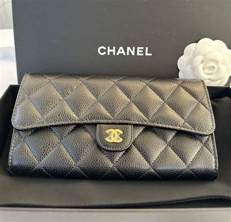 chanel medium zip wallet|chanel classic long flap wallet.